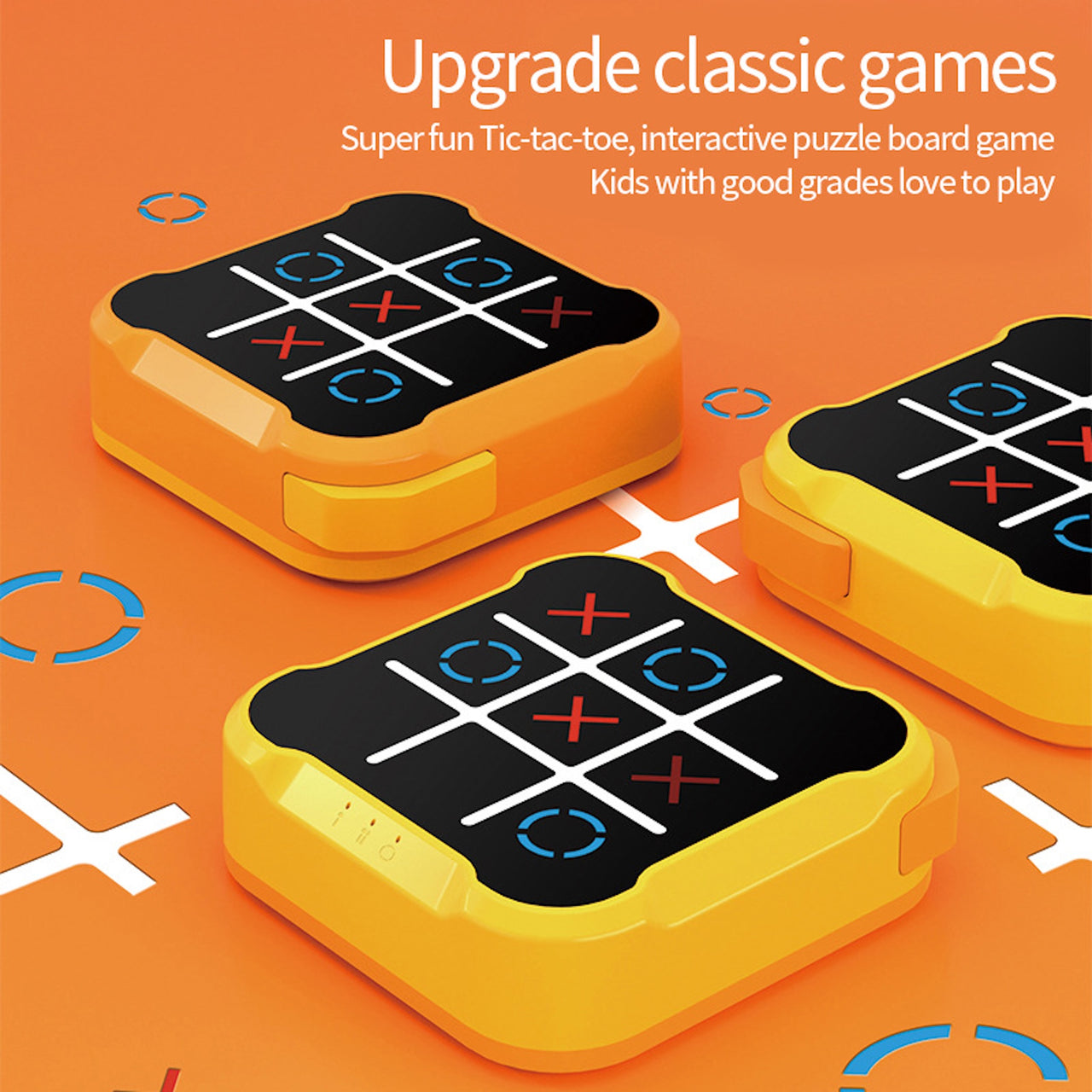 Electronic Tic Tac Toe Game โ 3-in-1 Light-Up Puzzle & Memory Toy for Kids
