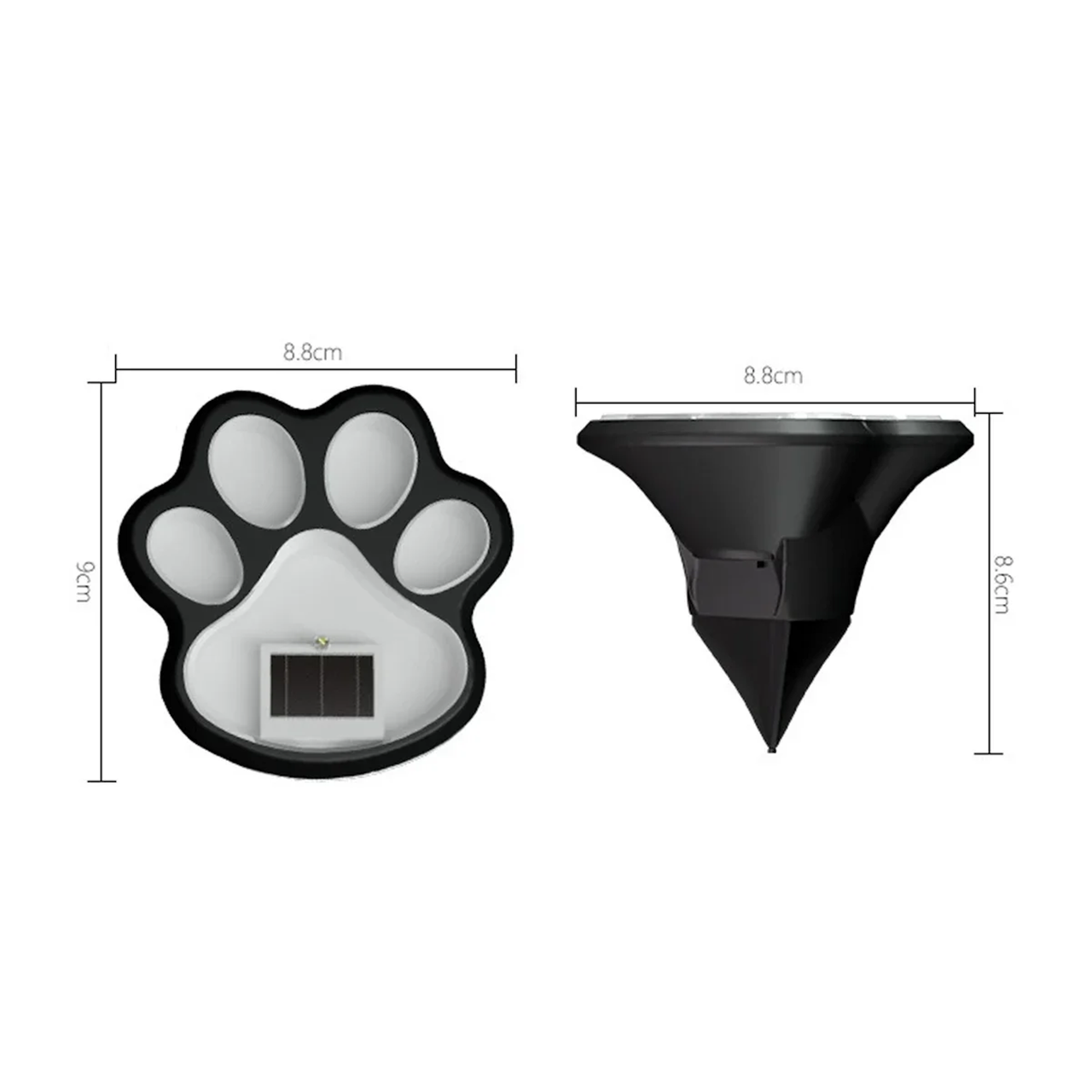 Solar Cat Paw Garden Lights – Eco-Friendly Lawn Glow for Night Charm