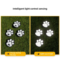 Solar Cat Paw Garden Lights – Eco-Friendly Lawn Glow for Night Charm