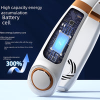 Bladeless Neck & Handheld Fan – Quiet, Rechargeable Portable Cooling
