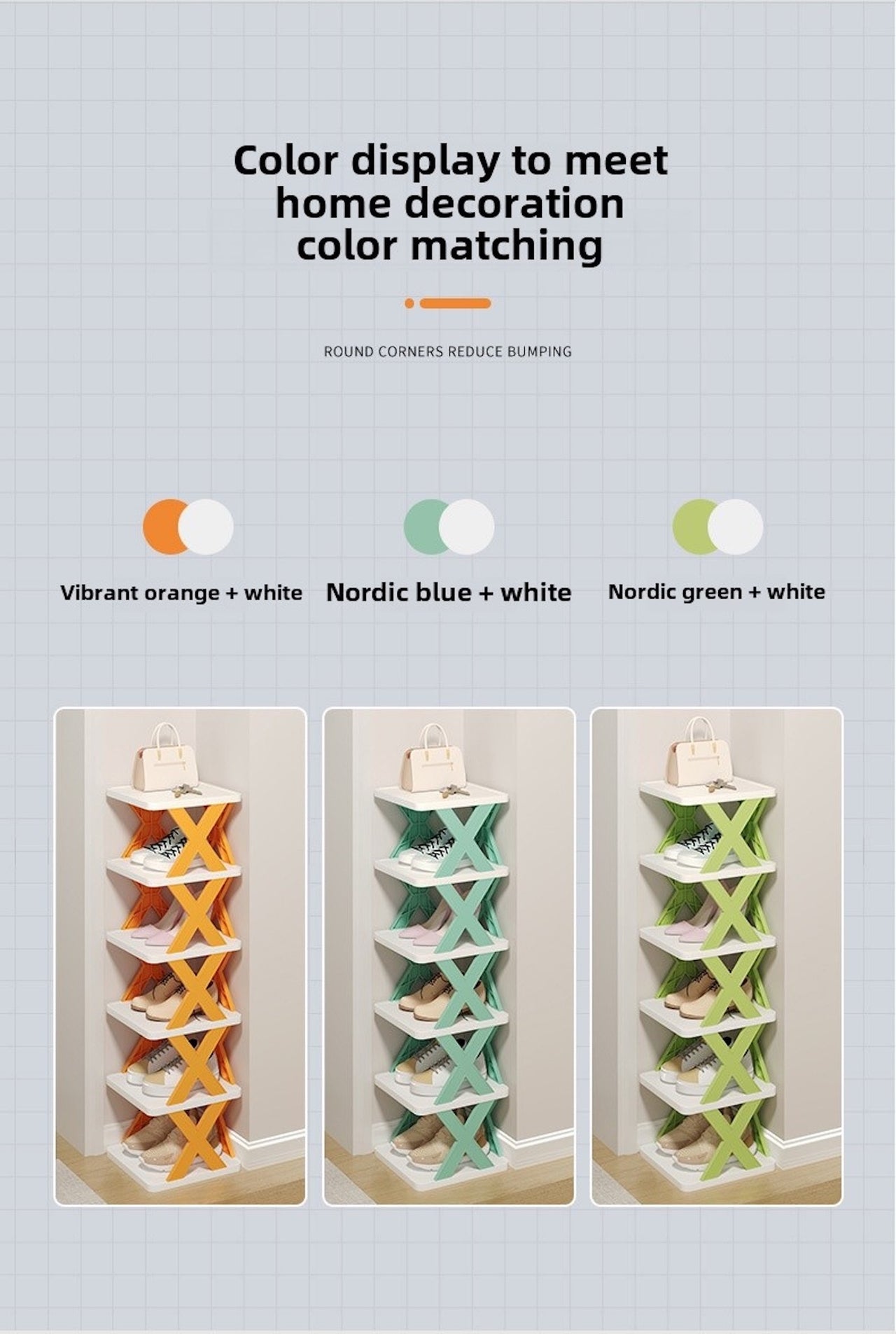 Slim Space-Saving Shoe Rack – Multi-Layer Storage Cabinet for Entryways & Dorms
