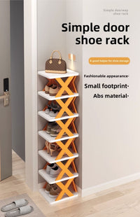 Slim Space-Saving Shoe Rack – Multi-Layer Storage Cabinet for Entryways & Dorms