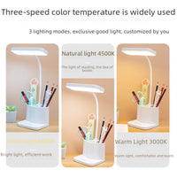 LED Desk Lamp with Organizer – Eye-Friendly Light for Study & Work
