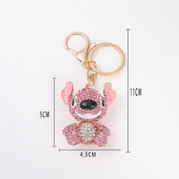 Luxury Sparkle Animal Keychain – Cute Bling Pendant