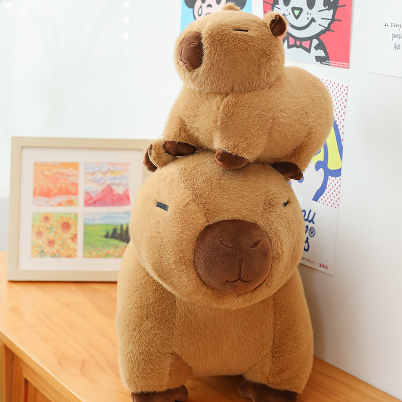 Ultra-Soft Capybara Plush Pillow – Huggable Kapibara Doll for Cuddles, Décor & Gifts