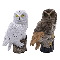 Solar Owl Garden Light – Waterproof Resin Pathway Lamp