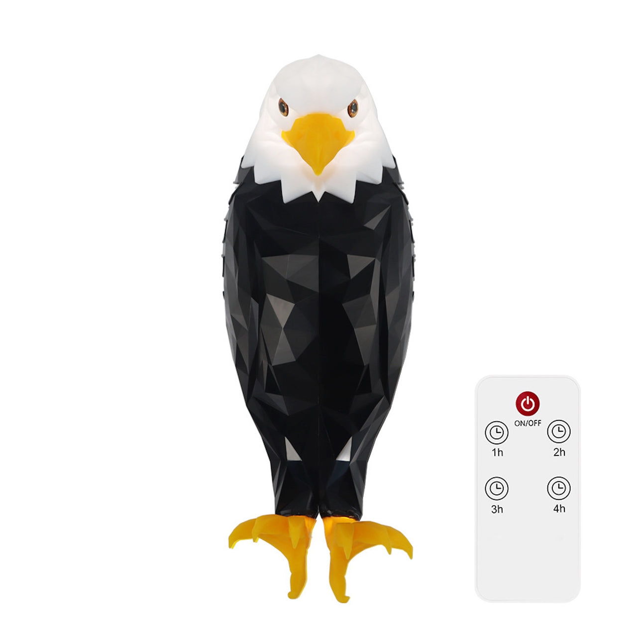 Bald Eagle Wall Light β Wireless 3D Shadow Lamp with Remote Control