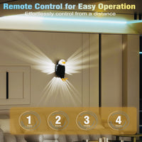 Bald Eagle Wall Light β Wireless 3D Shadow Lamp with Remote Control