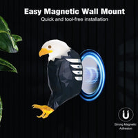 Bald Eagle Wall Light β Wireless 3D Shadow Lamp with Remote Control