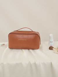 Chic Travel Makeup Bag – Large, Stylish & Spill-Proof Cosmetic Organizer