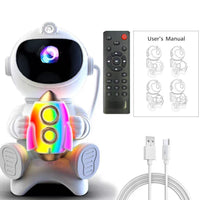 Astronaut Galaxy Projector with Bluetooth Speaker & Starry Lights