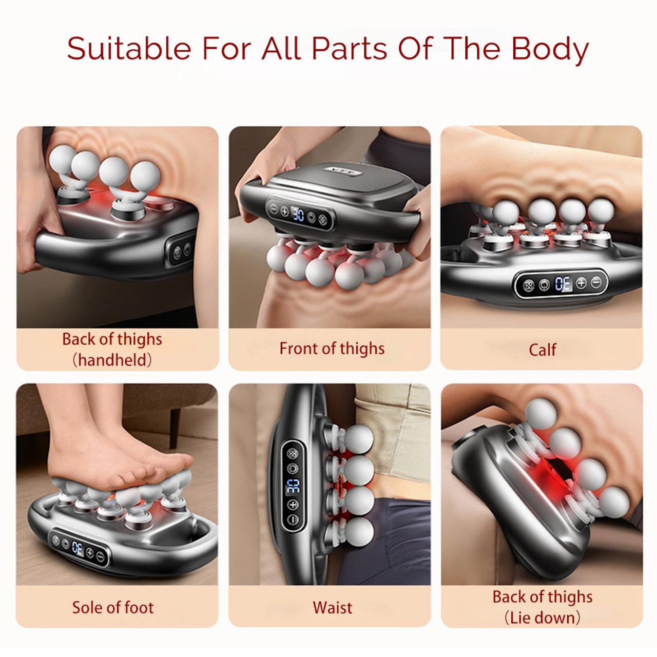 16-Head Electric Body Massager – Full Body Relief & Relaxation