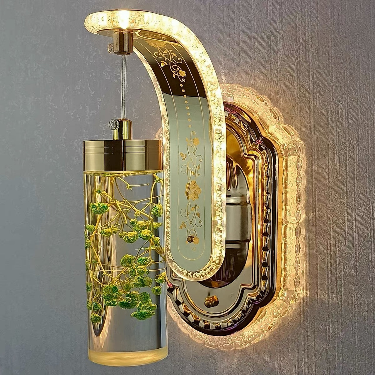 Modern Oval Wall Lamp – Luxury Night Glow for Bedroom, Living Room, or Hotel