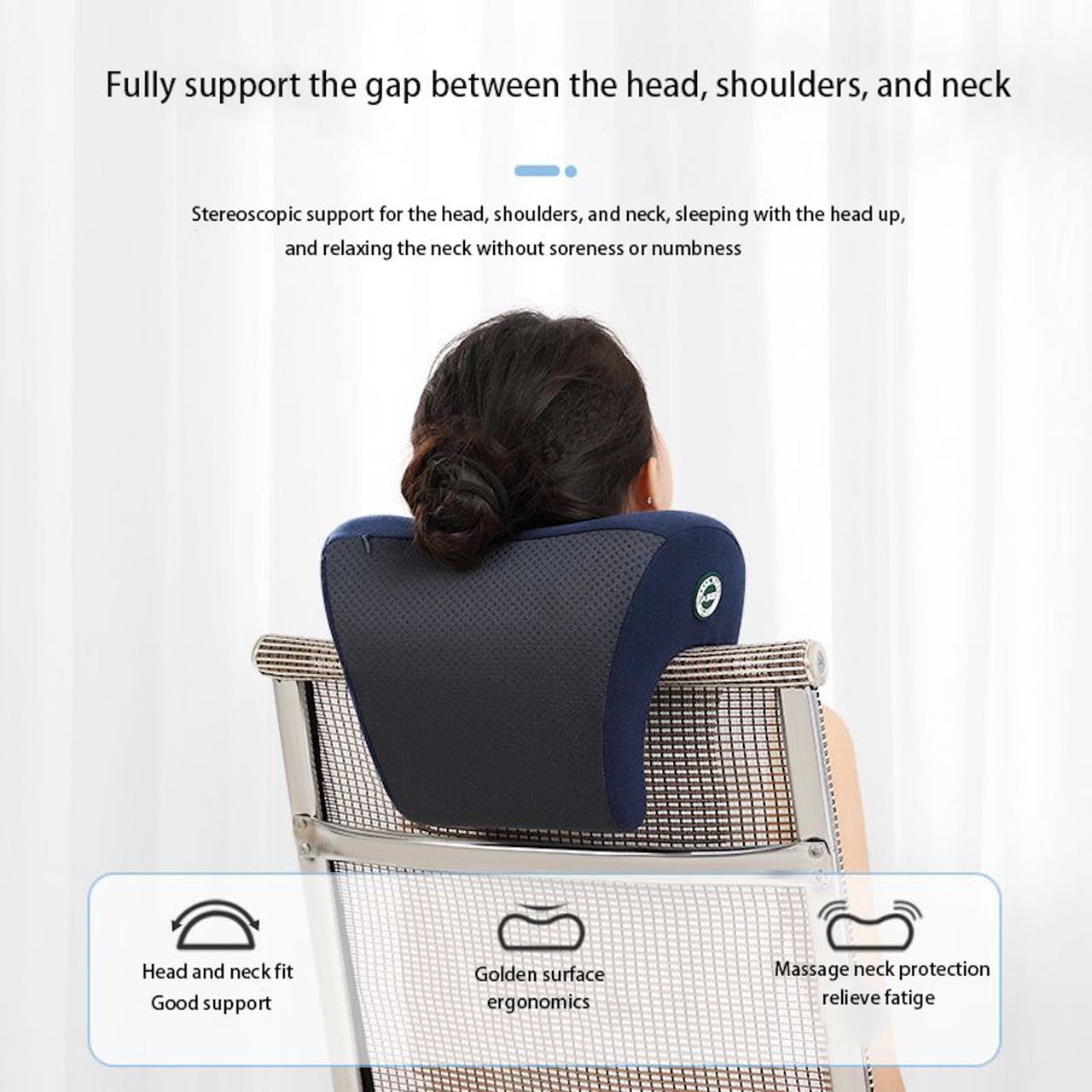 Ergonomic Nap Pillow – All-in-One Support for Neck, Back, and Office Naps