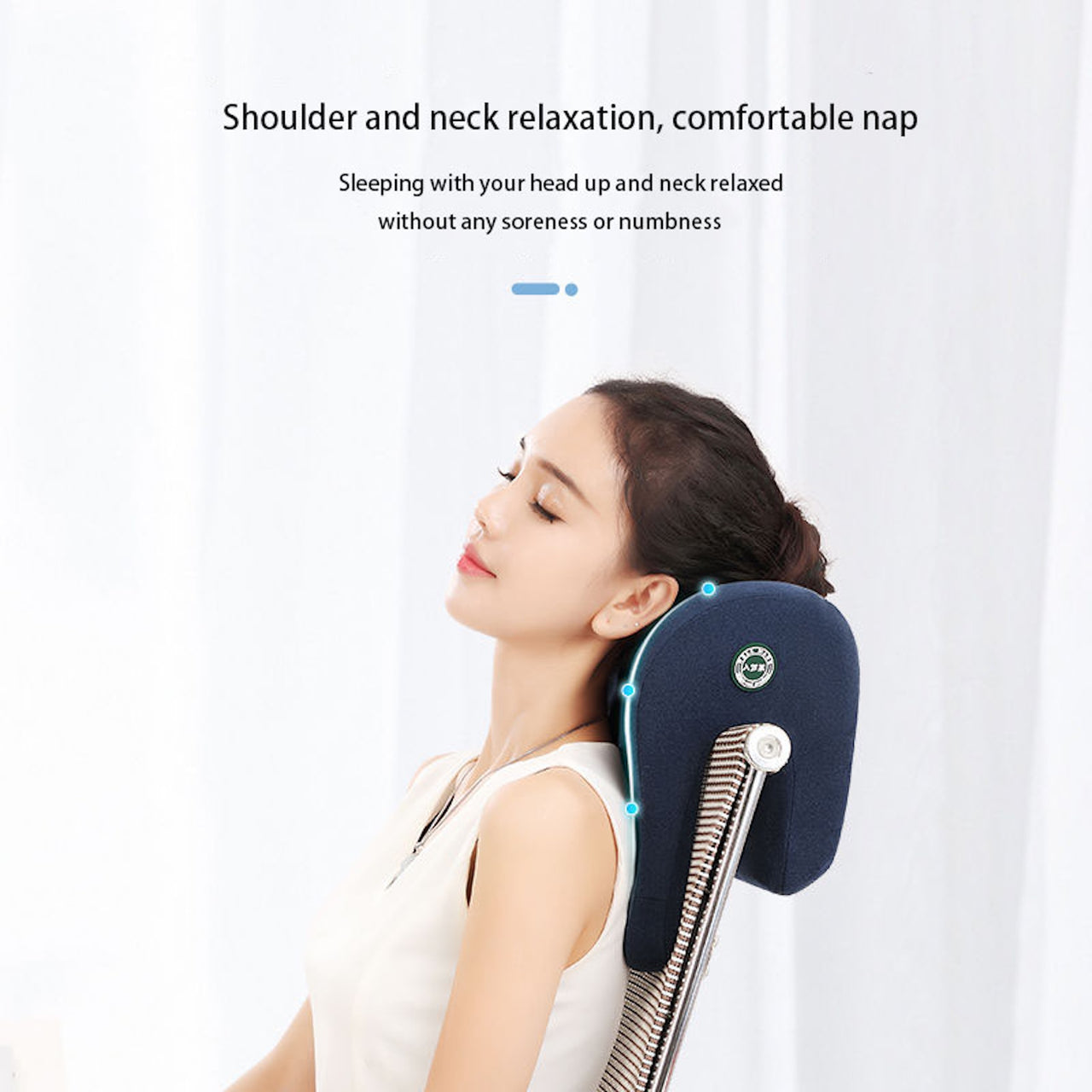 Ergonomic Nap Pillow – All-in-One Support for Neck, Back, and Office Naps