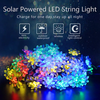 Star Ball Solar String Lights – Magical Glow for Gardens, Courtyards & Patios
