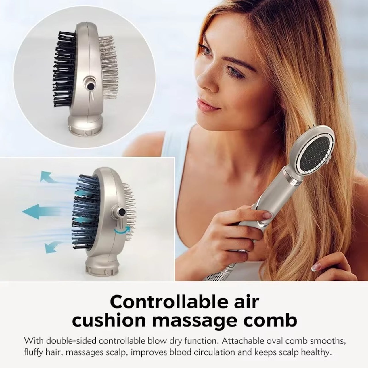 9-in-1 Professional Hair Dryer – Fast Drying, Volume, and Styling in One Tool