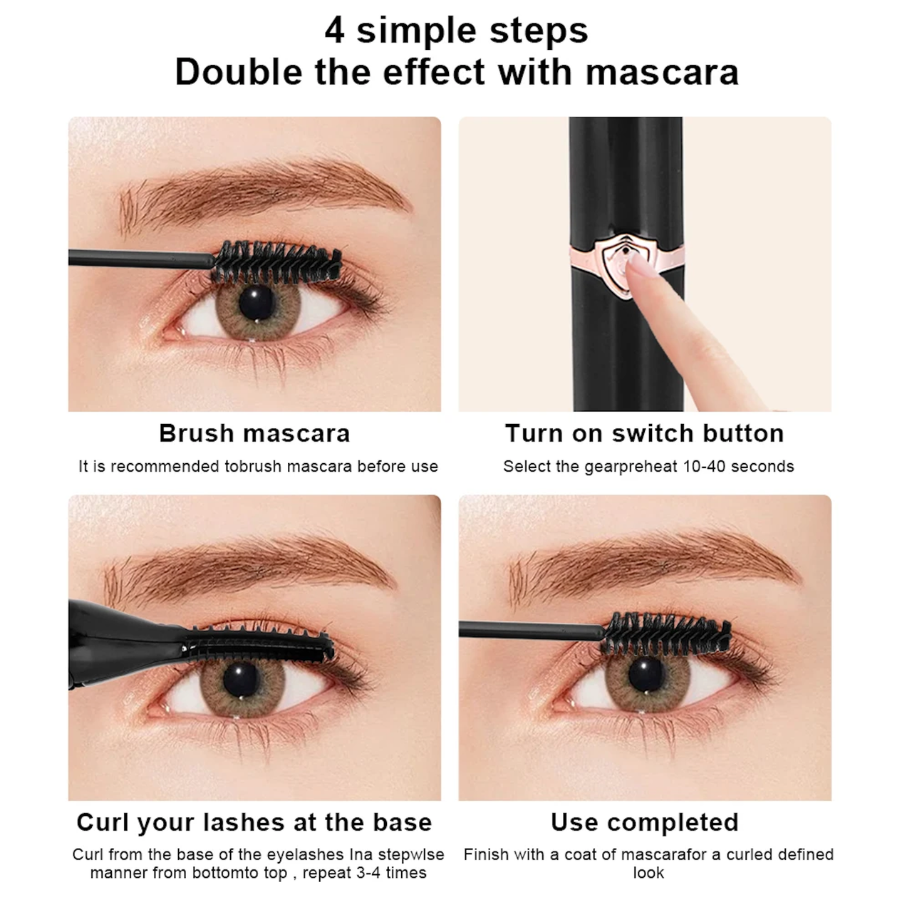 Portable Electric Lash Curler – Instant Lift & Volume Anytime, Anywhere