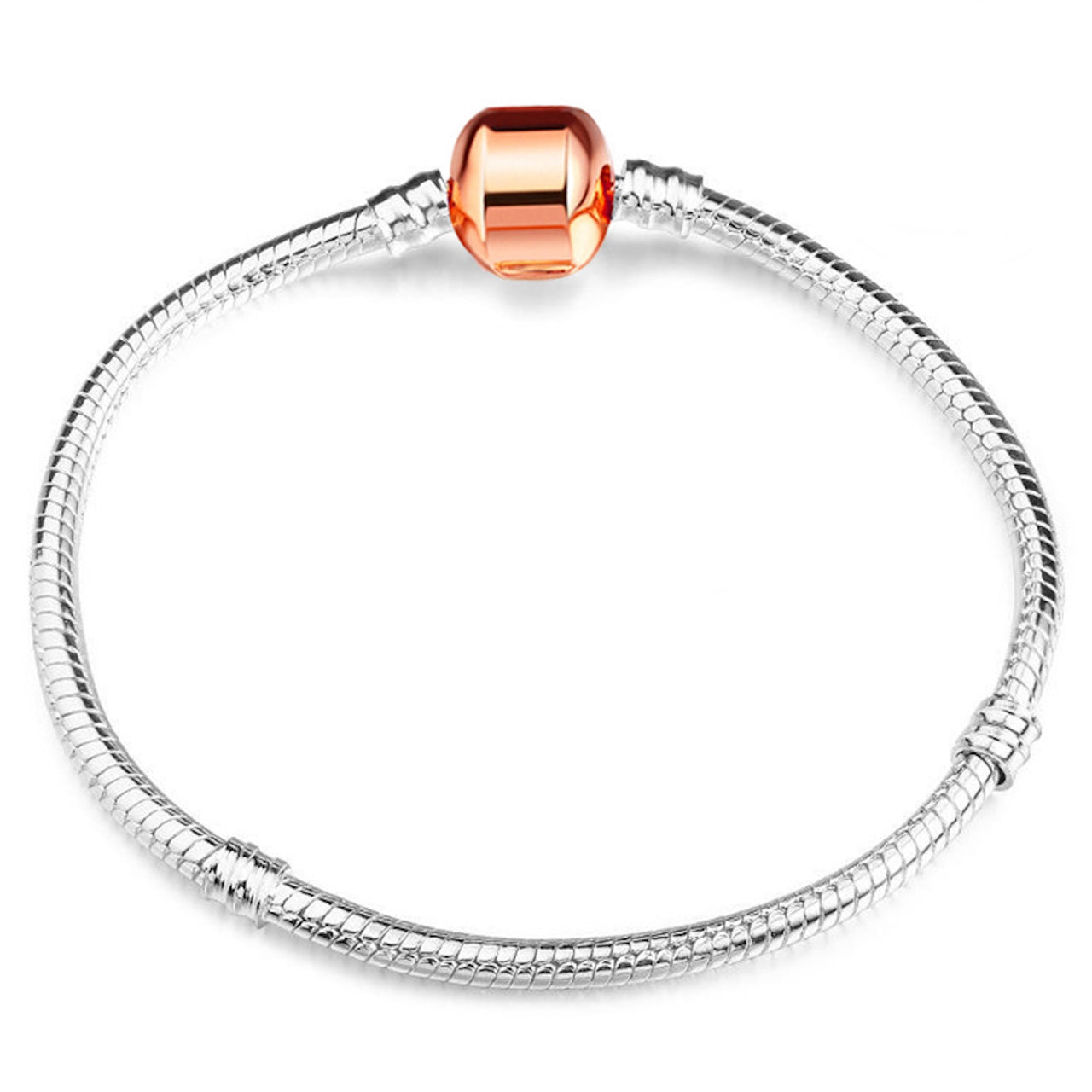 Classic Snake Chain Charm Bracelet – DIY-Friendly Base for Personalized Charm Stacking