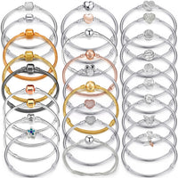 Classic Snake Chain Charm Bracelet – DIY-Friendly Base for Personalized Charm Stacking