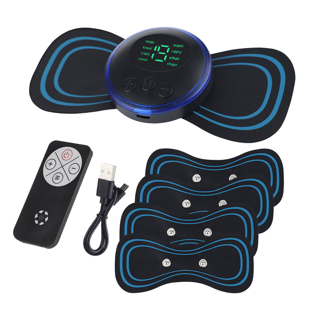 Mini EMS Body Massager – Portable Relief Patch for Neck & Muscle Pain
