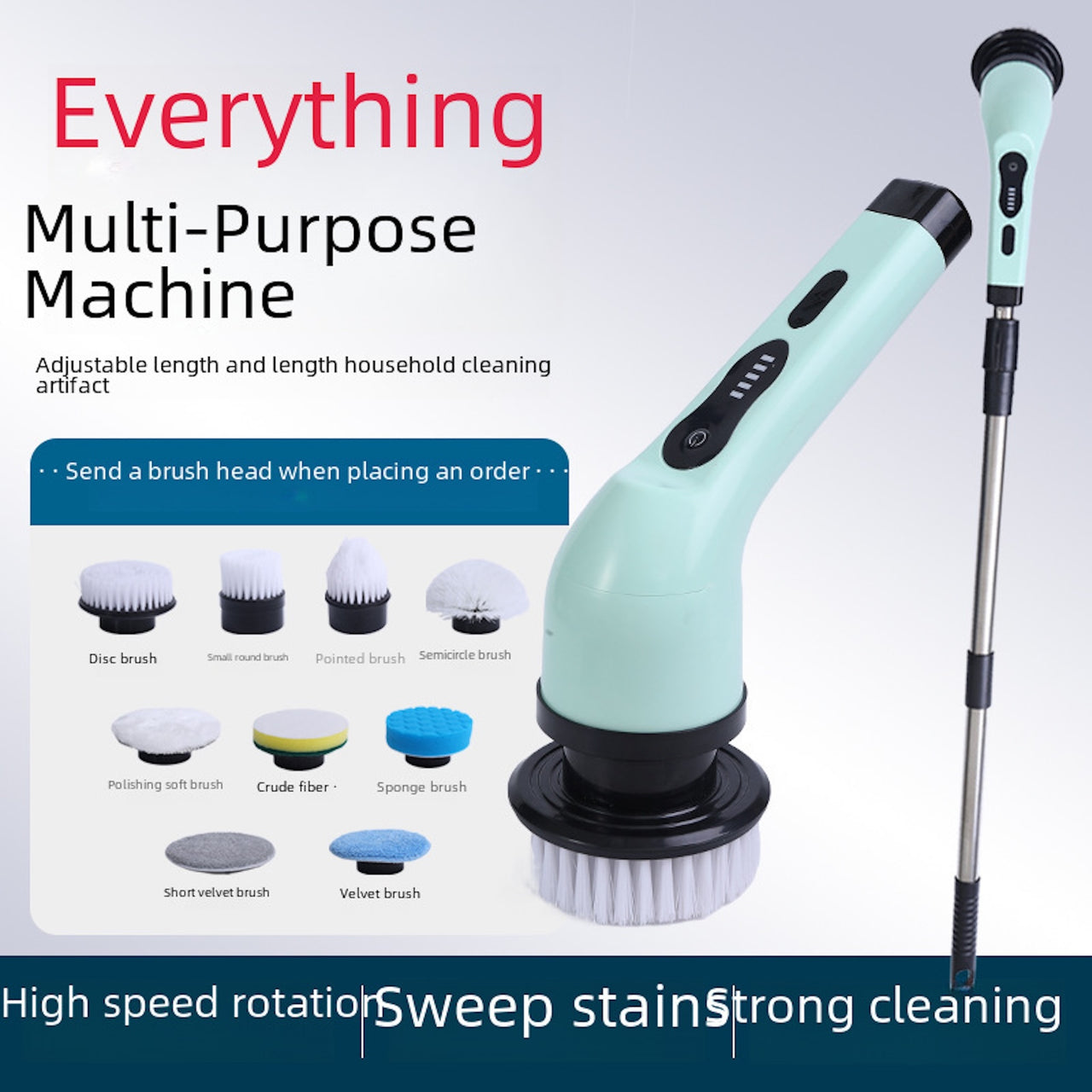 Power Scrub Pro – Electric Cleaning Brush for Bathroom & Kitchen