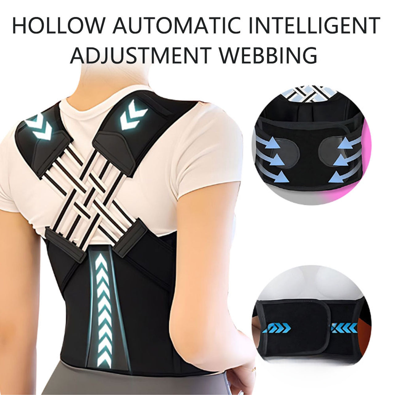 Posture-Assist Back Wrap – Lightweight Daily Comfort Fit