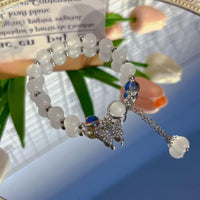 Moonlight Charm Bead Bracelets – Elegant Cat’s Eye & Butterfly-Inspired Glow