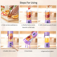 Mini USB Smoothie Blender – Portable Juicer for Travel & Gym Use