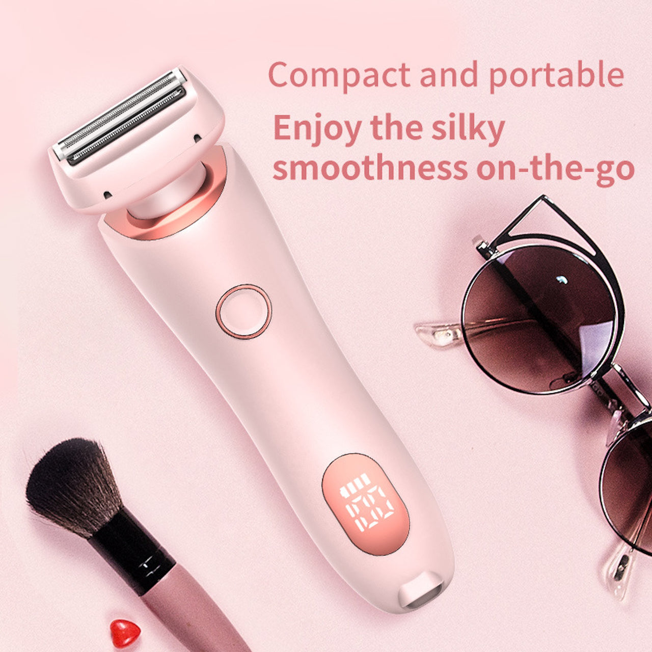 Double-Head Electric Hair Remover – Waterproof Shaver for Women’s Body & Bikini