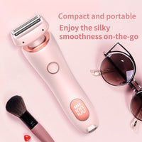Double-Head Electric Hair Remover – Waterproof Shaver for Women’s Body & Bikini