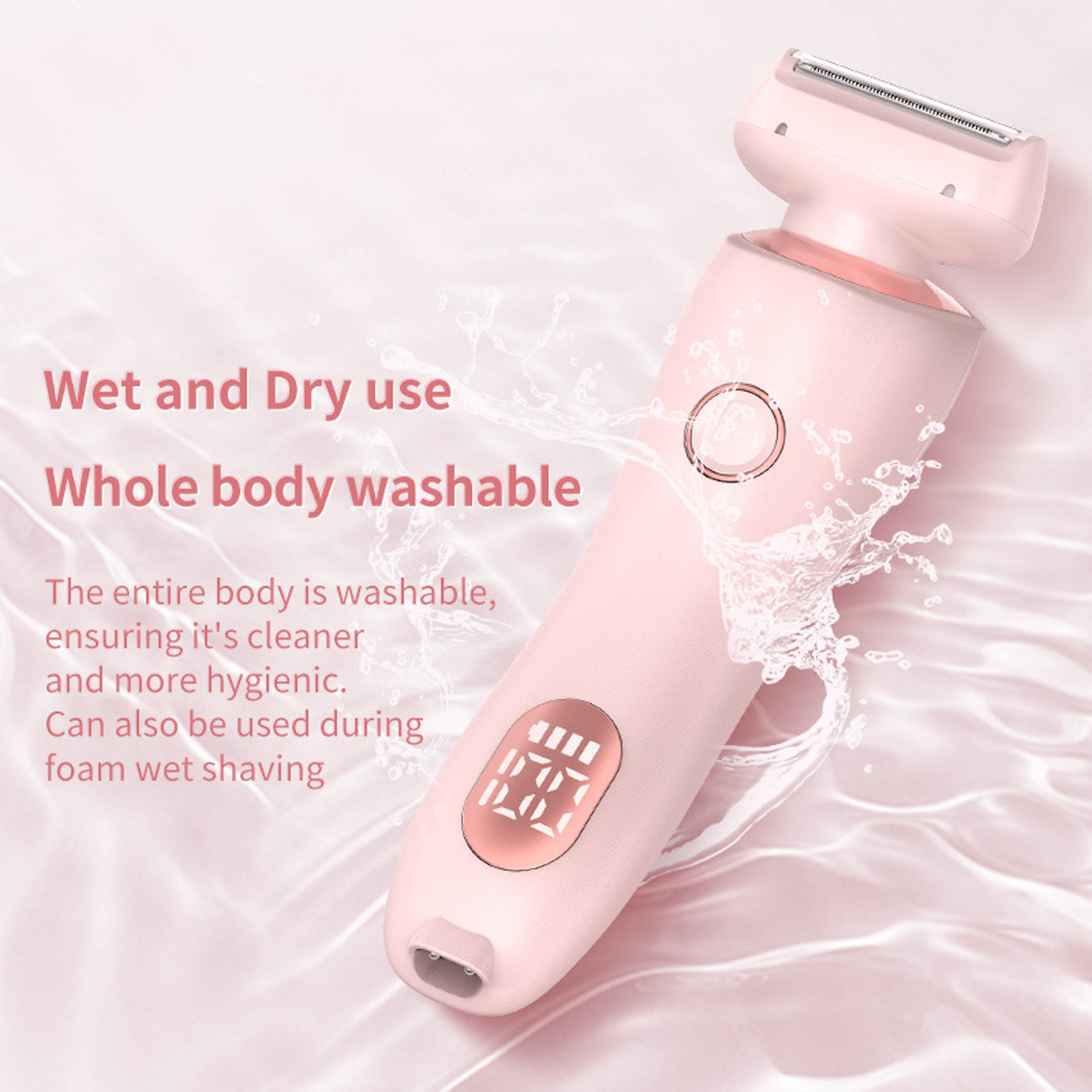 Double-Head Electric Hair Remover – Waterproof Shaver for Women’s Body & Bikini