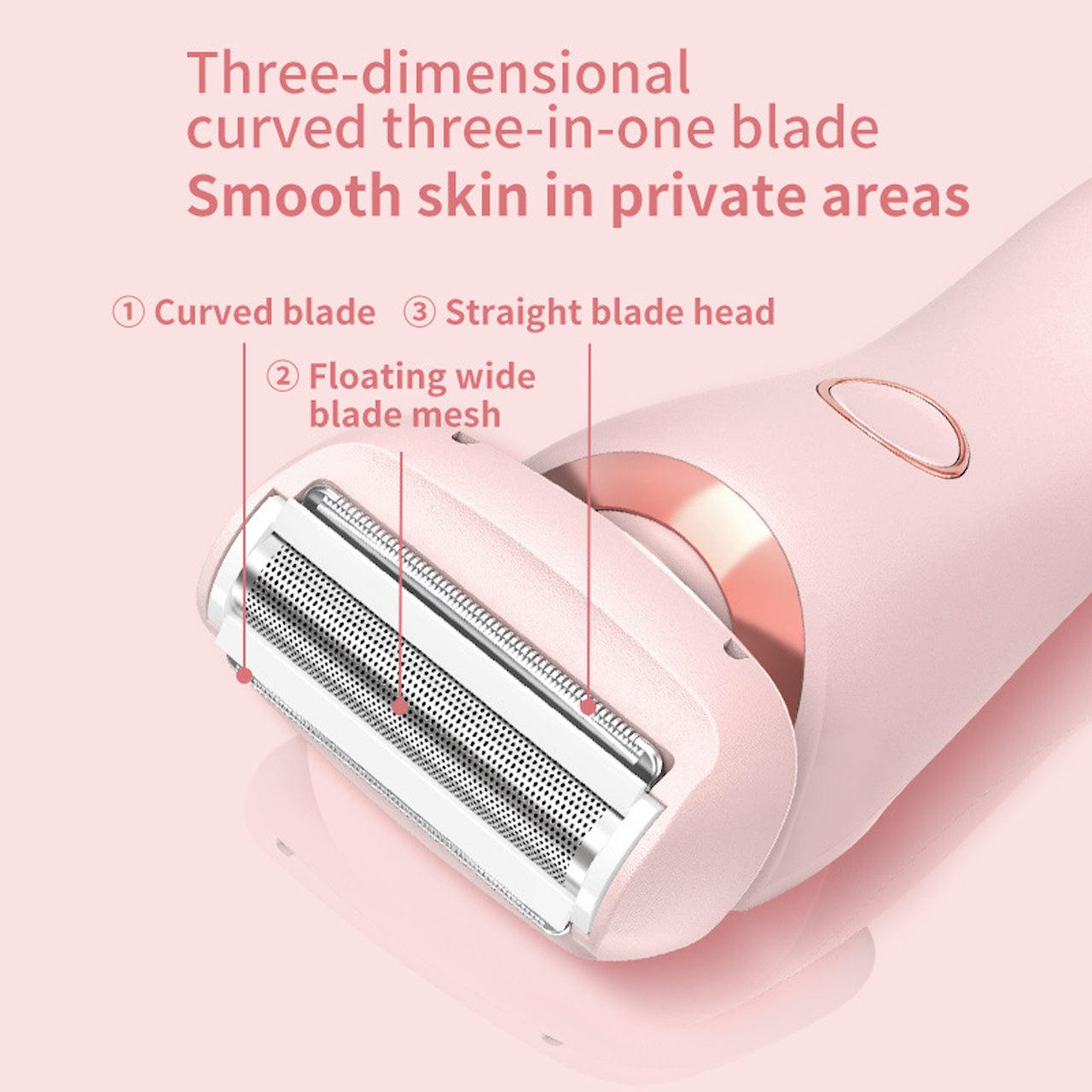 Double-Head Electric Hair Remover – Waterproof Shaver for Women’s Body & Bikini