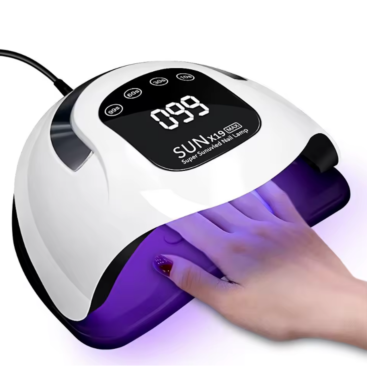 SUN X19 MAX UV LED Nail Lamp – 320W Fast Gel Dryer