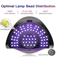 SUN X19 MAX UV LED Nail Lamp – 320W Fast Gel Dryer
