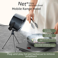 Portable Smoke-Free Range Hood – Silent High-Suction Indoor BBQ Vent