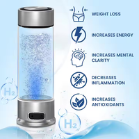 Hydrogen Water Bottle – Portable Wellness Cup with USB Charging 420ml