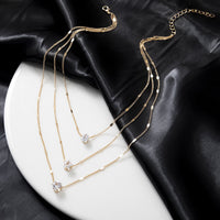 Multi-Layer Star Heart Pendant Necklace – Vintage Chic