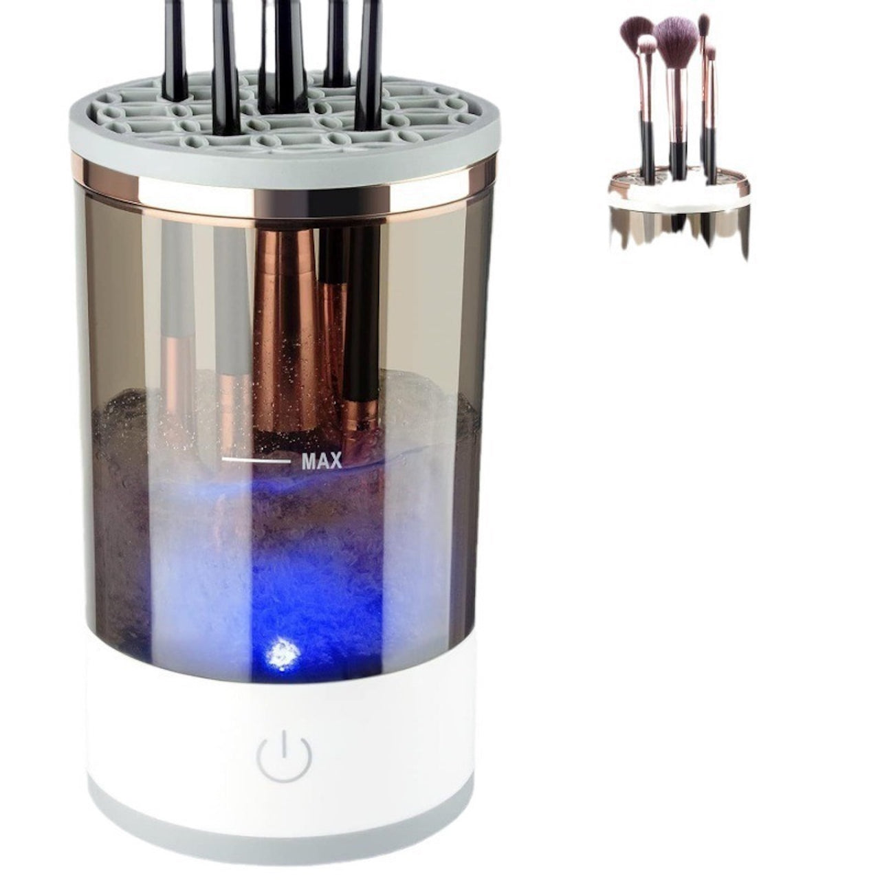 USB Auto Makeup Brush Cleaner – 2-in-1 Wash & Dry
