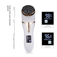 Electric Foot Callus Remover | Rechargeable Pedicure Tool with LCD & Vacuum