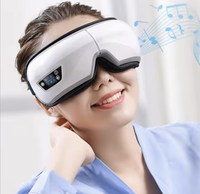Bluetooth Heated Eye Massager – Vibration, Music & Foldable Comfort