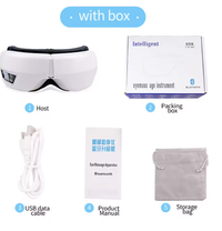 Bluetooth Heated Eye Massager – Vibration, Music & Foldable Comfort