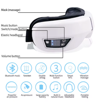 Bluetooth Heated Eye Massager – Vibration, Music & Foldable Comfort