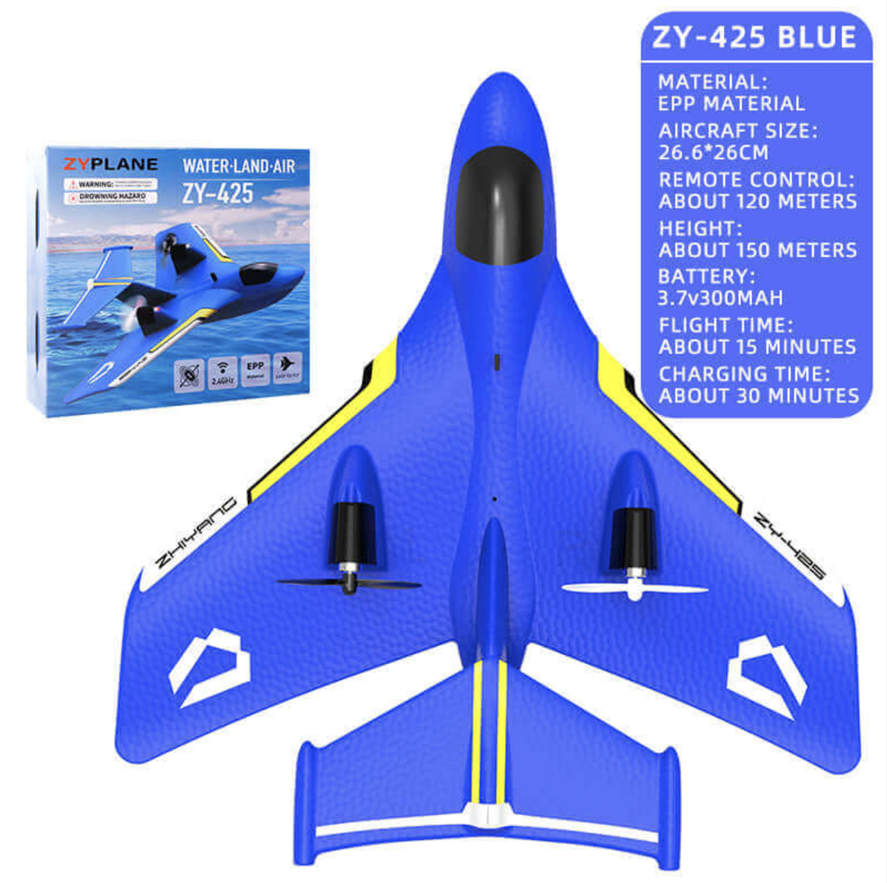 Water-Land-Air ZY-425 Remote Control Jet