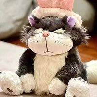 Grumpy Lucifer Cat Plush – Funny Soft Toy Pillow
