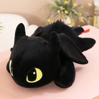 Snuggle-Soft Night Fury Dragon Plush – Toothless-Inspired Pillow Buddy & Gift