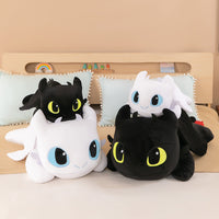 Snuggle-Soft Night Fury Dragon Plush – Toothless-Inspired Pillow Buddy & Gift