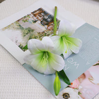 Dopamine Ripple Vase with Real-Touch Lily Flowers