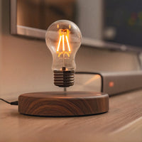 Levitating Edison LED Desk Lamp – Magnetic Floating Bulb