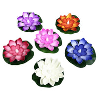 Floating LED Lotus Pool Lights – Water-Sensing & 100 % Waterproof Night Decor
